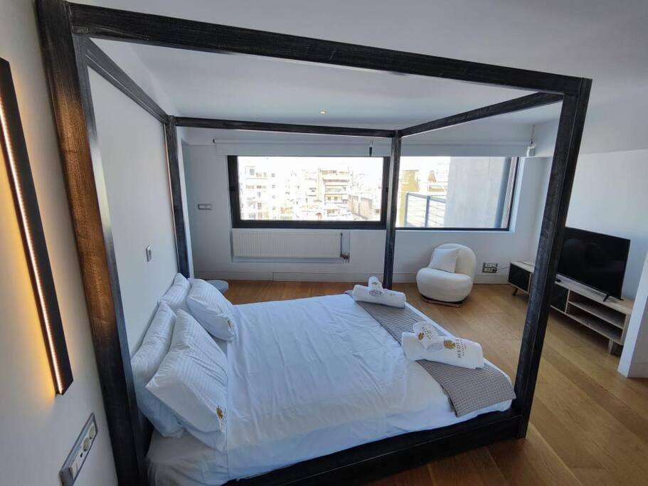 Appartamento Gazi Pool House Atene Esterno foto